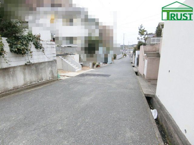 神戸市第12西区池上　新築戸建の前面道路含む現地写真