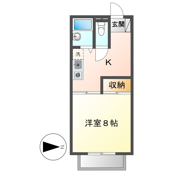 倉敷市青江のアパート