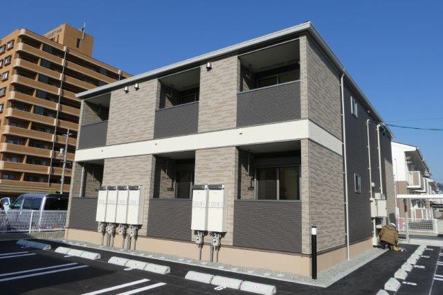倉敷市中庄のアパートの外観