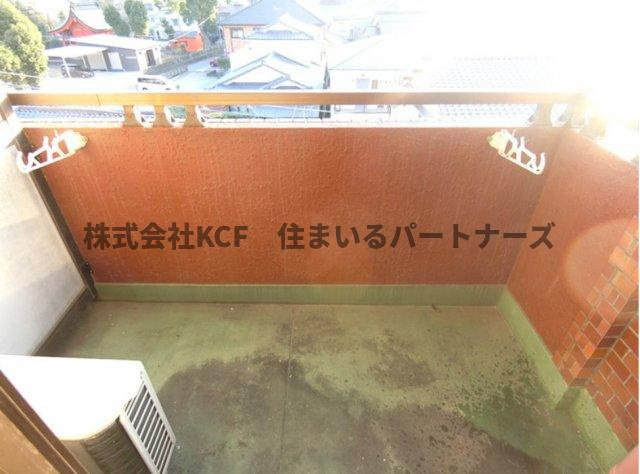 愛梨ビルⅡのバルコニー|暖かな日差しのふりそそぐバルコニー