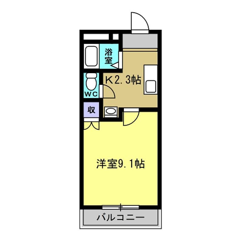 セントラルハイツＯ．Ｍの間取り