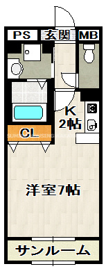 シャルマンロードの間取り