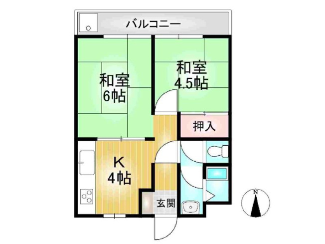 【間取り】 | ハイツ東山