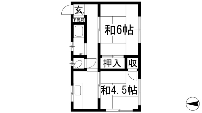 【間取り】 | パレス池田住吉