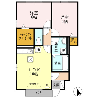 【間取り】 | Wit's Fujiyama B