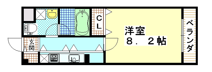 セレブ上小阪の間取り