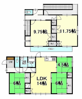【間取り】 | 戸建　新浜町