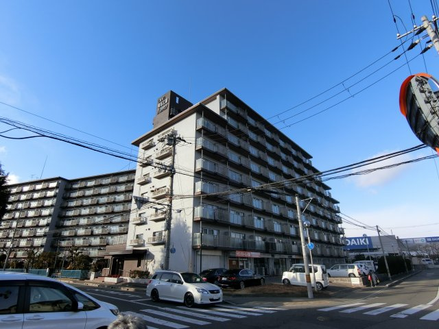 藤和明石公園ハイタウン壱号棟店舗事務所の外観|大規模マンションの１階　角住戸