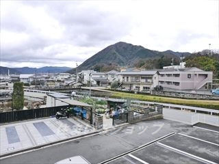 広島市安佐北区亀山４丁目のアパートの展望|募集のお部屋からの眺望です！