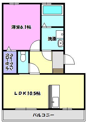 コンフォールYの間取り