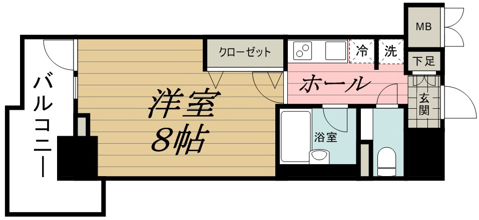 パークアクシス千葉の間取り