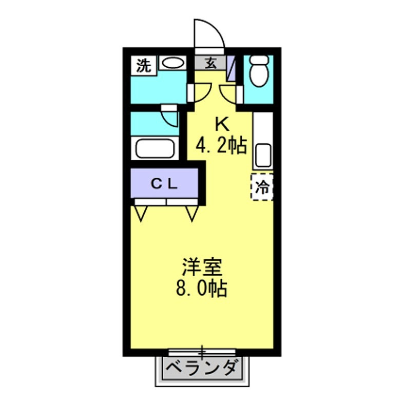 カルテット巽ヶ丘の間取り