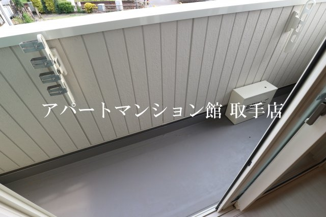 ルピナスヴィラAのバルコニー