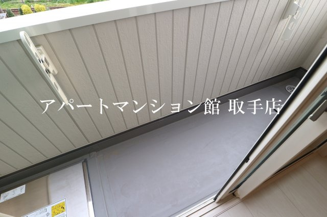 ルピナスヴィラAのバルコニー