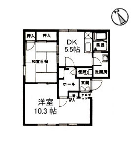 光ハウス　Ａ棟の間取り