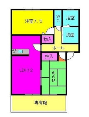 【間取り】 | シャンテB棟