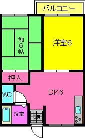 【間取り】 | アルバートパークＡ棟