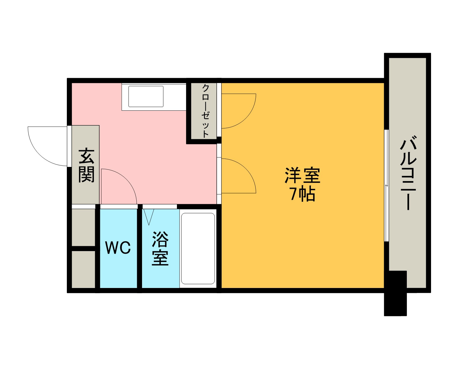 エクセレントスクエアー光明池の間取り