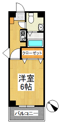 ドマーニASOUの間取り|中部屋には出窓はございません。
