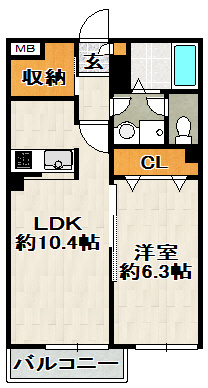 アムール北山の間取り