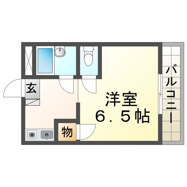 立花マンションの間取り
