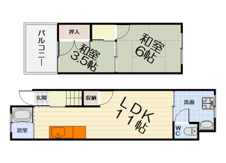 【間取り】 | 池浦町テラスハウス