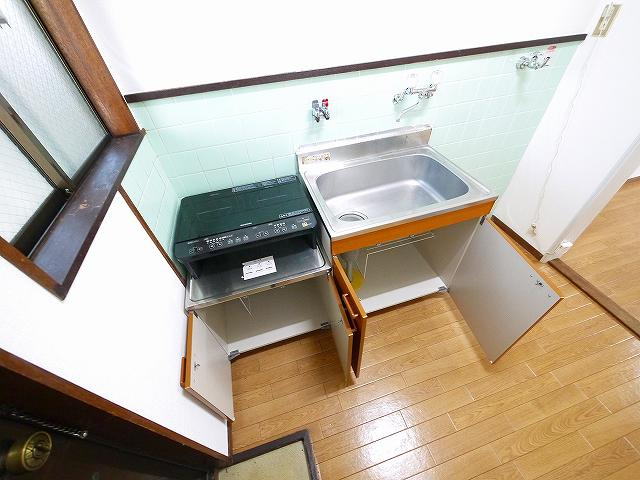 コーポ華（肘塚町）のキッチン|キッチンでお料理をお楽しみください