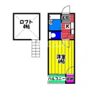 【間取り】 | あすかハウス竹下の間取り