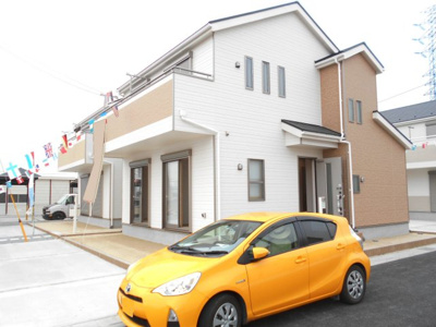 【外観】 | さいたま市　緑区　美園　全9棟　1号棟　45坪　角地 | 外はこのようになっています。多棟現場です。完成済。価格変更です。