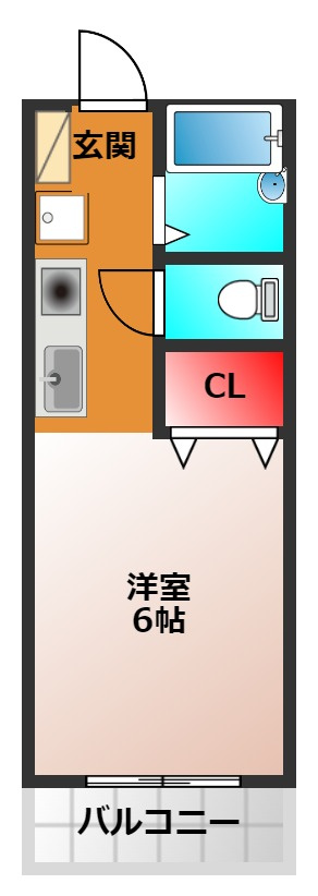 クレール城山の間取り