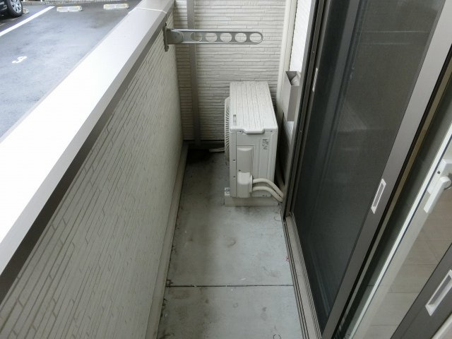 ベルリード稲山のバルコニー