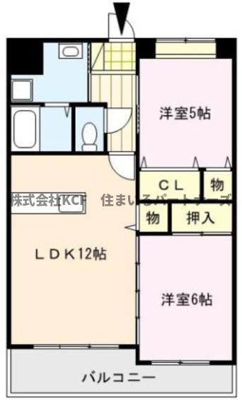 SUNDAY御井駅前の間取り