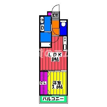 【間取り】 | Ｒｕｉｓ　Ｃｅｒｅｚｏ | Ｒｕｉｓ　Ｃｅｒｅｚｏの間取り