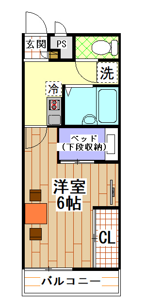 レオパレス金岡の間取り