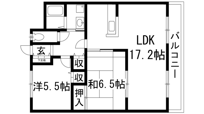 【間取り】 | 藤ノ木ハイツ