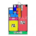 【間取り】 | Ｍ・ソレイユ２１の間取り