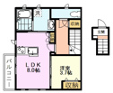【間取り】 | 201号室間取図