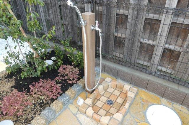 総社市小寺のアパートのその他共用部分|ペット用足洗い場