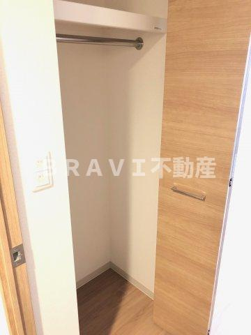 ファステート大阪城東グリッジ　BRAVI不動産の収納|【ファステート大阪城東グリッジ】収納のためのスペースです