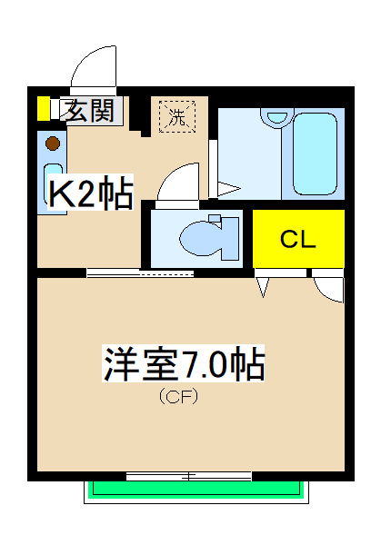 ドミールワダの間取り|ドミールワダ　間取り