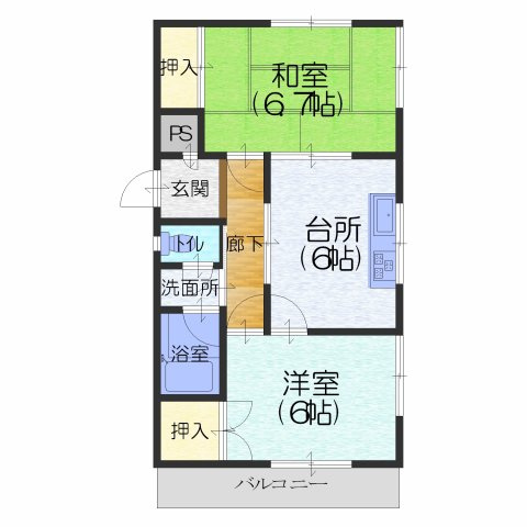 カミーリア・8の間取り