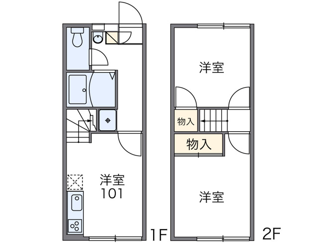 【間取り】 | 三苫エイトA