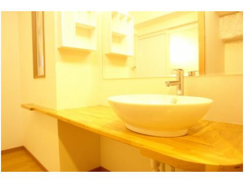 ロマネスクヴューコート植物園の独立洗面台|独立洗面台です