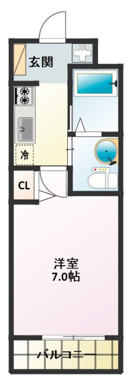 【間取り】 | Ｍプラザ小阪駅前