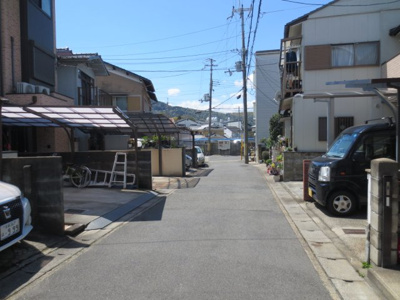 【前面道路含む現地写真】 | 山科区栗栖野打越町　売地