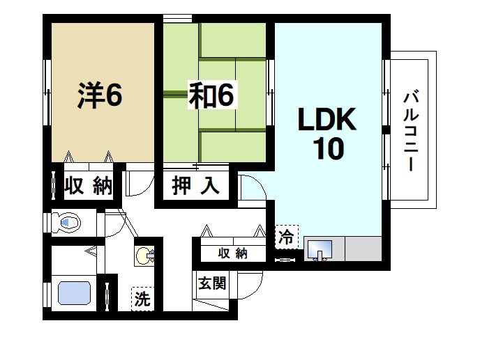 アネシス　Ｃ棟の間取り|ゆったり暮らせる間取りです。
