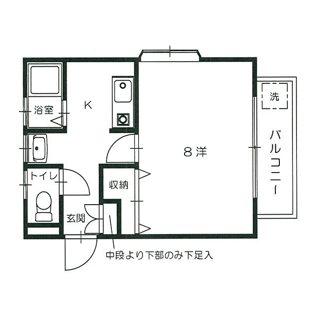 サファイアハイツの間取り|サファイアハイツ101号室　