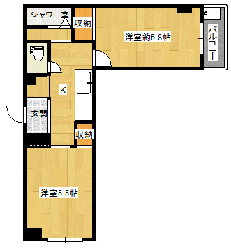 【間取り】 | 広野シエンプレ | 間取りです