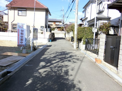 【前面道路含む現地写真】 | マイタウン永楽荘プレミアム◇◆全2区画◇◆モデルハウス◇◆ | 現地前面道路♪