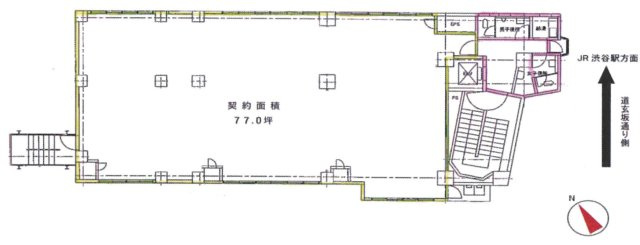 新大宗道玄坂上ビルの間取り